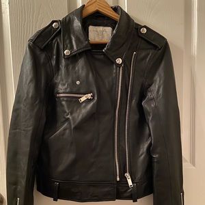 Lather jacket, Size S/M